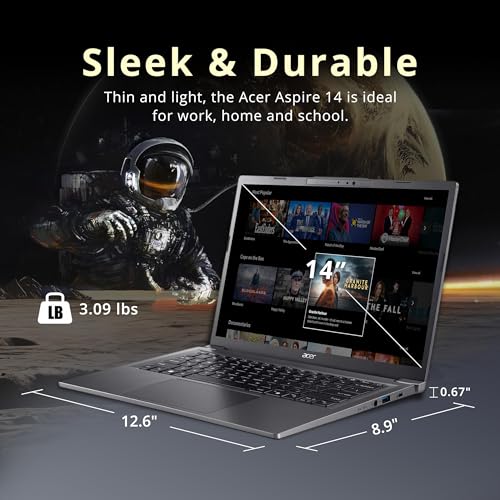 Acer 2026 Touchscreen Laptop Computer, Intel Core Ultra 7 up to 4.8 GHz, 32GB RAM, 1TB SSD, 500GB Ext. HDD, 14" WUXGA, Backlit KB, Long Battery Life, Windows 11 Home, AI PC for Business & Students - Image 7
