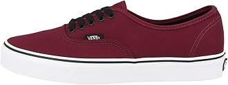 Vans Unisex UA Authentic Trainers, Port Royale/Black/Red, 11 UK
