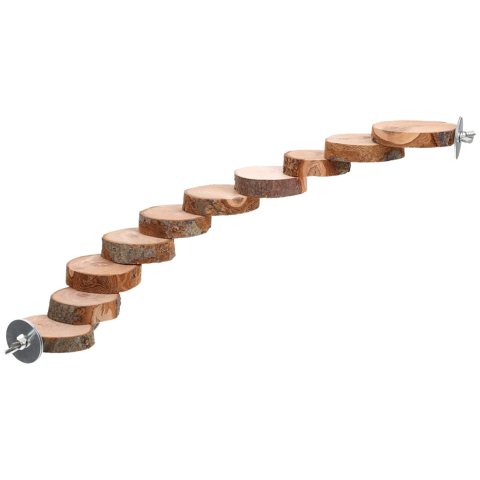 ifundom Parrot Ladder Toy Quaker Parrot Toys Cage Top Bird Playground Accessory