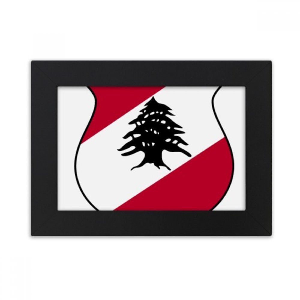 Cadre Photo Noir Liban Peinture Art Multicolor pour Décoration Bureau