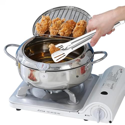 Deep Fryer Pot（°F），304 Stainless Steel Pot...