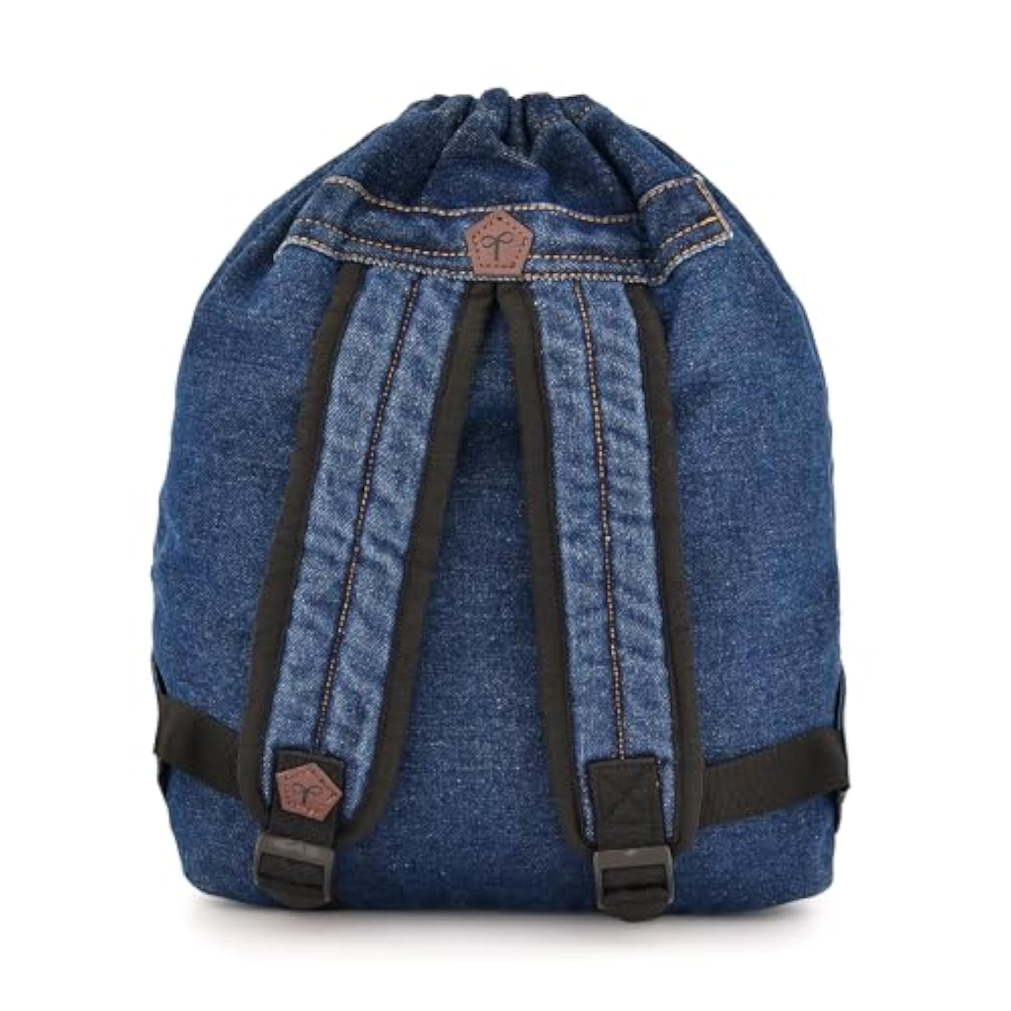 13L Denim Backpack for Unisex, Lightweight Casual Daypack
