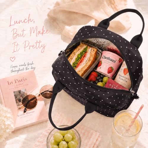 Image of LOVELYWIND Lunch Box for Women Cute Lunch Bags for Women Lunch Tote Bags Reusable Insulated Lunch Box Large Capacity Reusable Insulated Cooler for Work or Travel Gifts or Beach