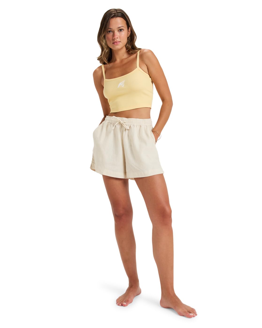 Roxy Lekeitio Break - Short de Playa con Cintura elástica para Mujer