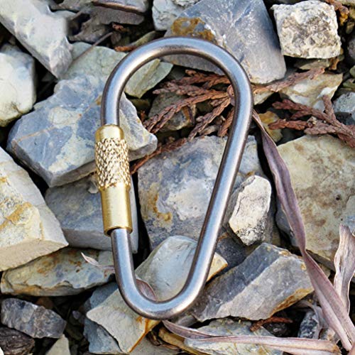 CLISPEED Heavy Duty Tipo D Fivela Em Forma de D Mosquetão Mosquetão Multifunções