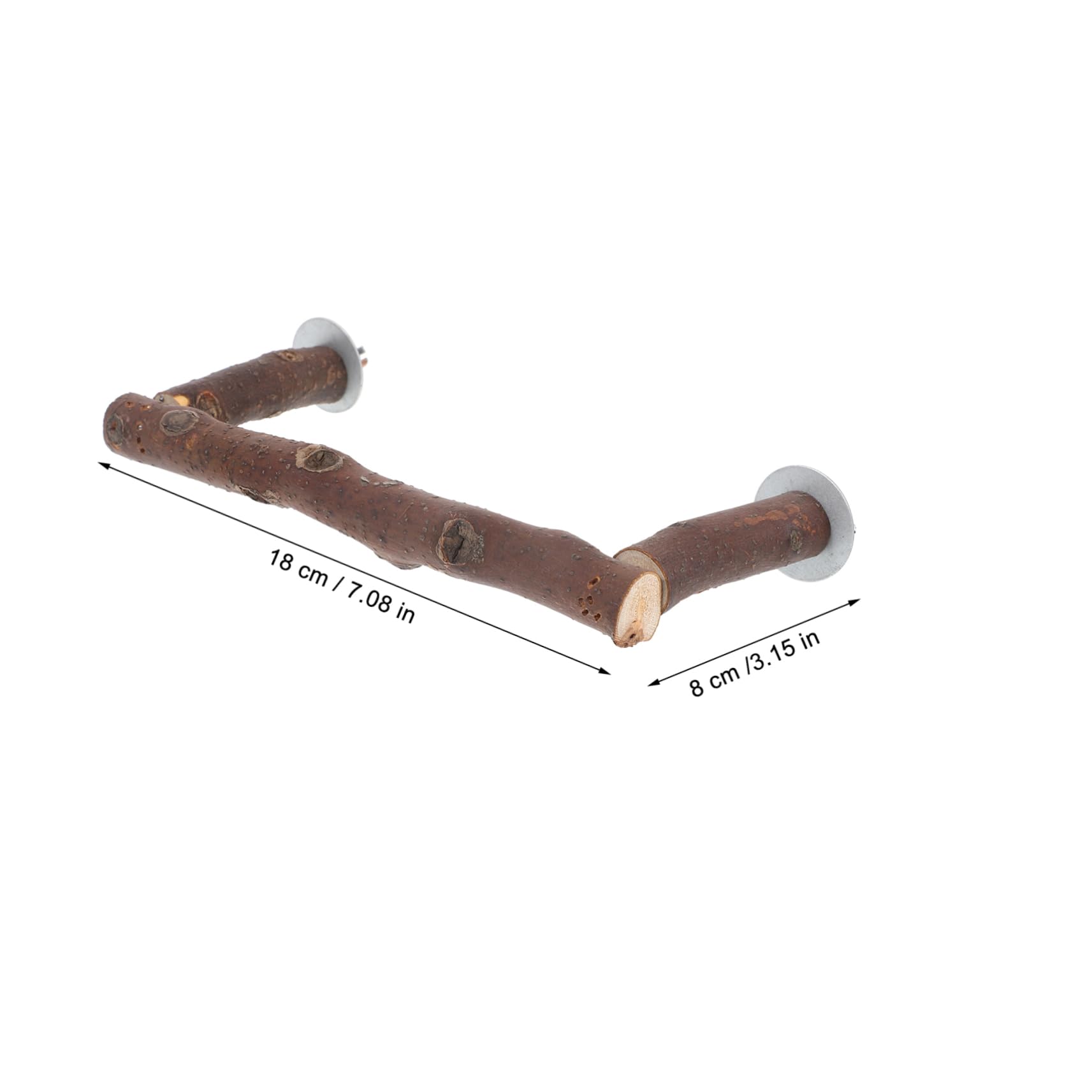 BESPORTBLE 5piezas Perchero De Madera para Aves Percha Natural para Jaula De Periquitos y Loros Juguete Interactivo para Entrenamiento y Ejercicio De Aves Mediano