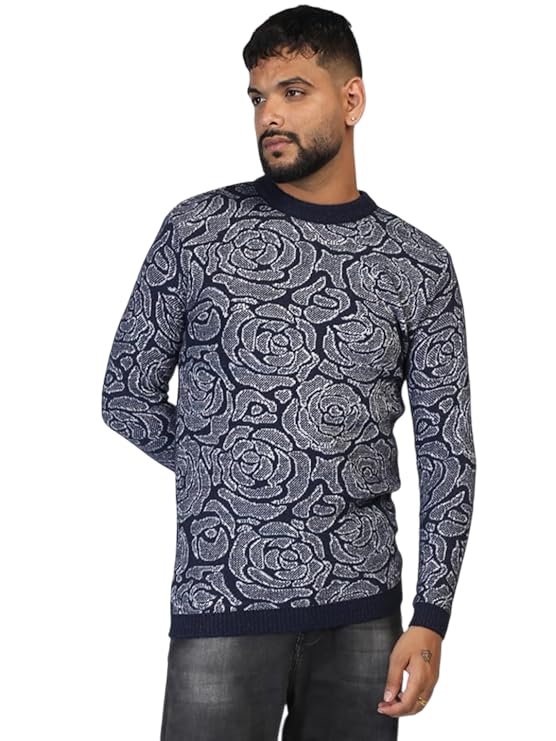 porshe Round Neck Winter Pullover Sweater for Men Soft Fabric Regular Fit Stylish & Cozy Si_505-picture-20