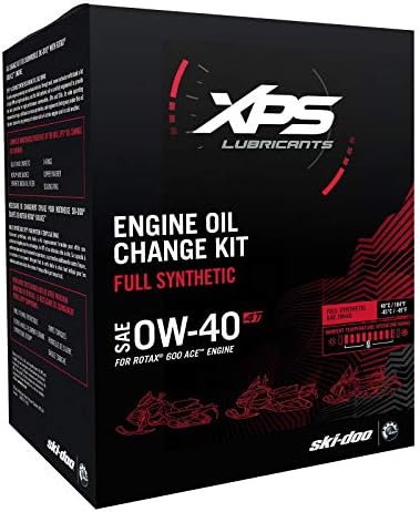 SKI-DOO 4T 0W-40 Synthetic Oil Change Kit for Rotax 600 ACE engine