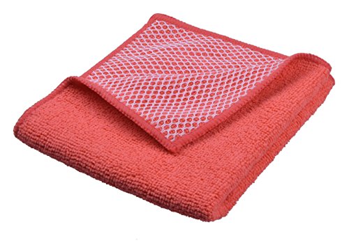 Lifaith Kitchen Dish Cloths 100% Cotton Tea Towels, Soft and Absorbent, Everyday Kitchen Basic, Machine Washable Kitchen Dishcloths 13 x 13 Inch Set of 8 Multi Colors