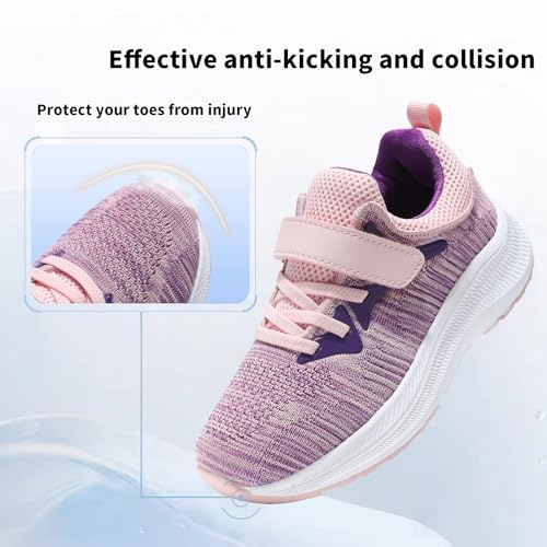 Wide Kids Sneakers for Boys & Girls | Slip on Tennis Running Walking Shoes3