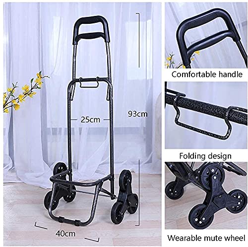 Trolley 6 Räder Multifunktionaler Gepäckwagen Klappbar Stow Away Design Festival Einkaufstrolley Tasche Treppe… – Bild 4