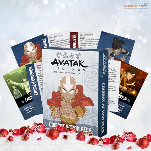 Image of Magpie Games Avatar Legends The Roleplaying Game: Combat Action Deck Expansion - 55 Card Combat Deck