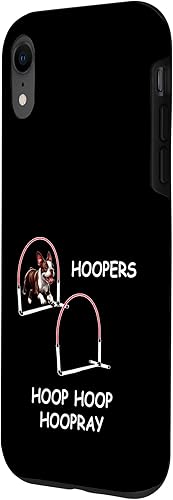 Miniatura 2 de iPhone XR Dog Agility Dog Hoopers Boston Terrier - Carcasa de aro aro