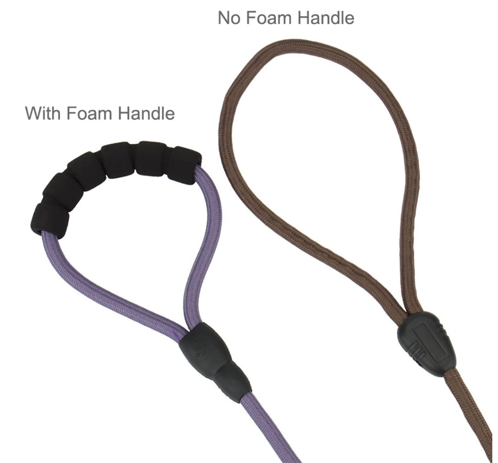 5M/10M Hundeleinen Lange Haustierleine Puppy Walk Training Rundes Seil for Kleine Mittelgroße Große Hunde Mit Schaumstoffgriff (Color : Coffee, Size : S 5M)