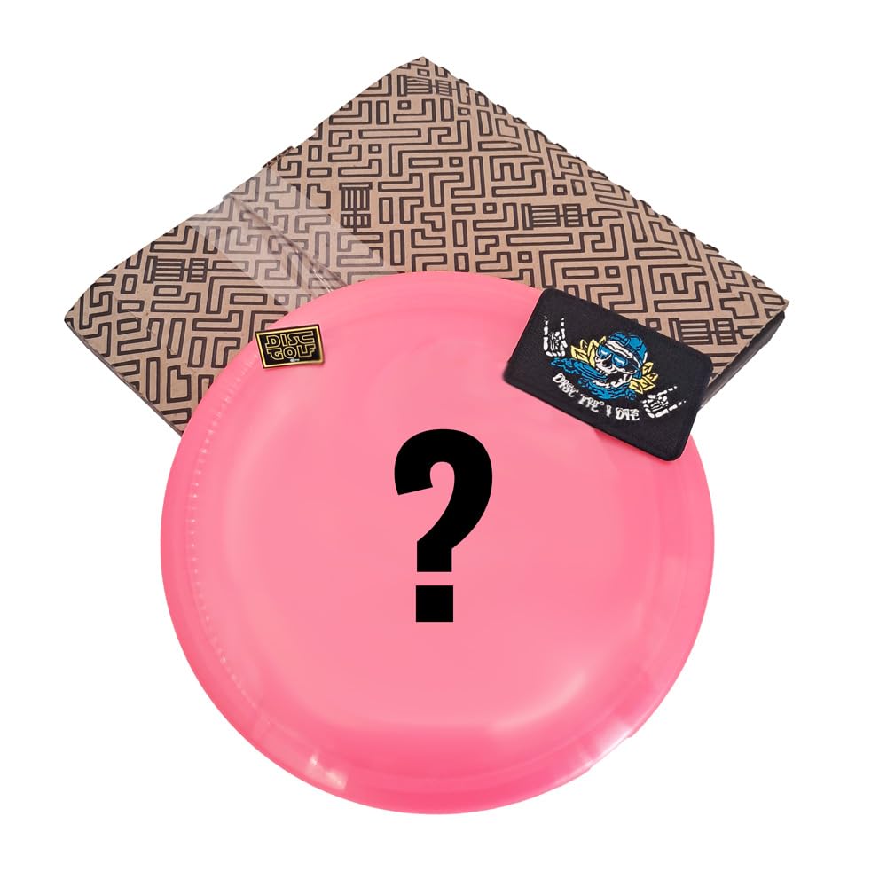Disc Golf Mystery Box - Suprise Assortment of Discs, Merchandise, and Accessories… (3 Disc)