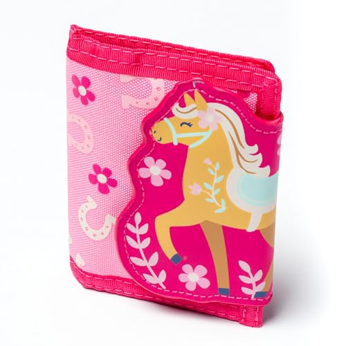 Portefeuille enfant motif cheval Stephen Joseph unisexe en tissu résistant pour petits