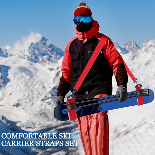 OSOLADY �X�L�[�L�����A�R ���߉\�ȃX�m�[�{�[�h�V�����_�[�R �i�C������ �ϕό`�f�ލ̗p �X�L�[ �X�m�[�{�[�h�����^�їp 2�Z�b�g