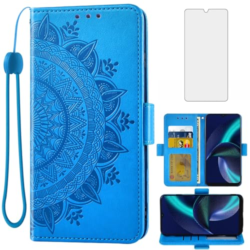 Coque BLU View Speed 5G antichoc avec protège-écran verre trempé et dragonne