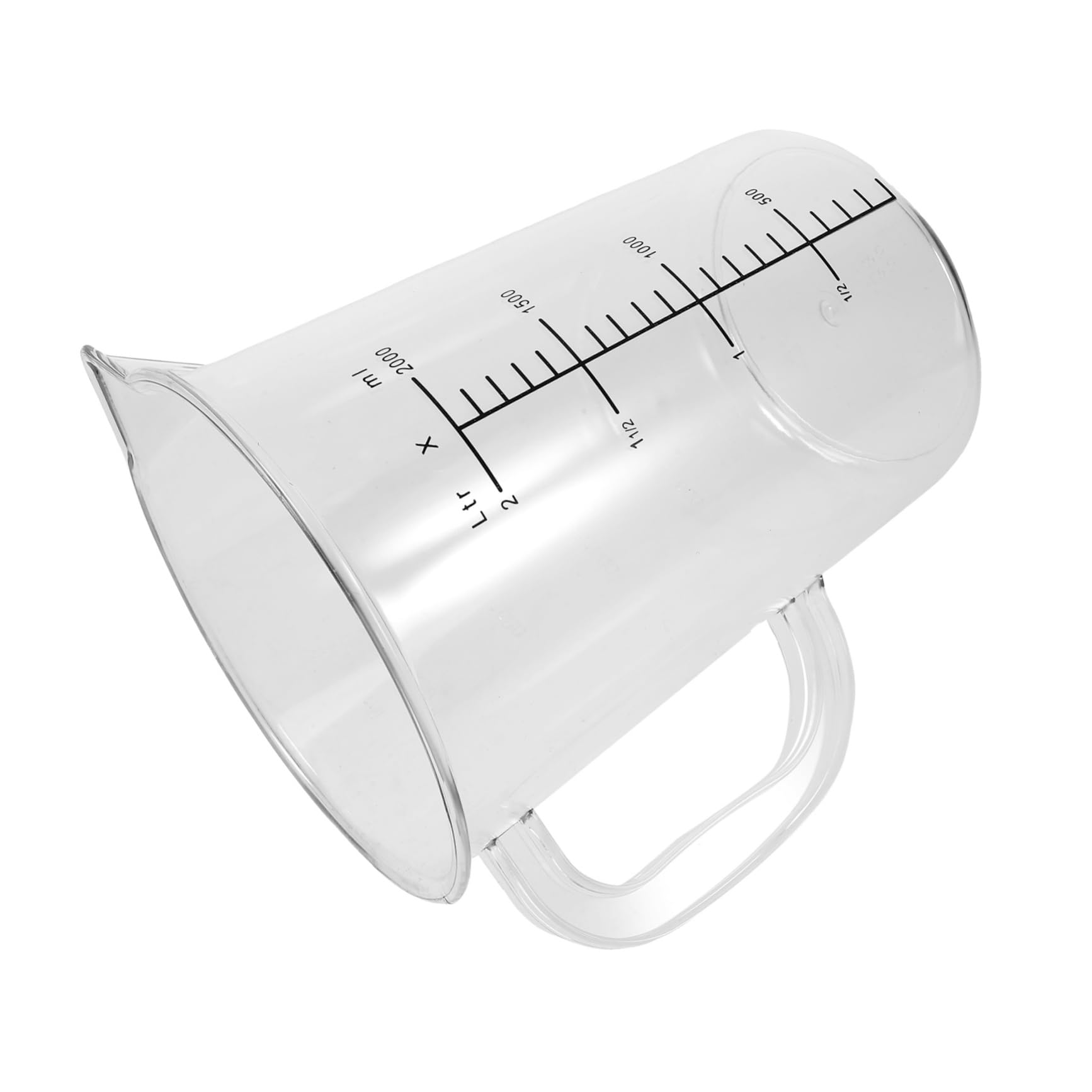 ULTECHNOVO 2piezas Taza Medidora De Líquidos De Gran Capacidad Con Asa Jarra Medidora De Alimentos Para Cocina y Repostería Fácil De Leer y Limpiar