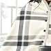 CSARPECT Damen Schaldecke, Winter Warme Fleece Poncho Cape Pullover Decke Knöpfen Strickjacke Zuhause Büro (80 * 130cm, Cremefarben, Einheitsgröße)