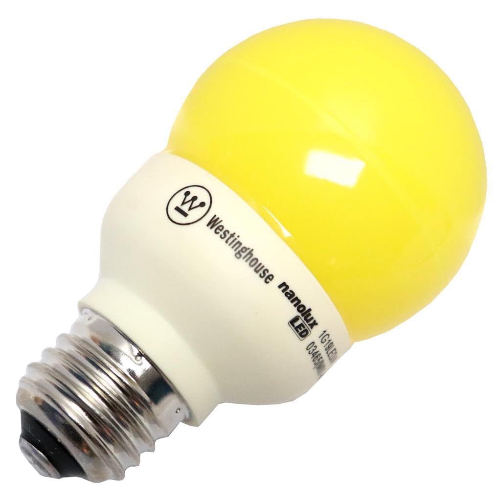 Westinghouse 03465 Nanolux 1-Watt G19 LED Bulb, Amber - Led