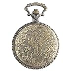 Buko-Vintage-Metal-pocketwatch-Numeric-Clock-dial-Keychain-Antique-Finish-Souvenir-Gifting-Ideas