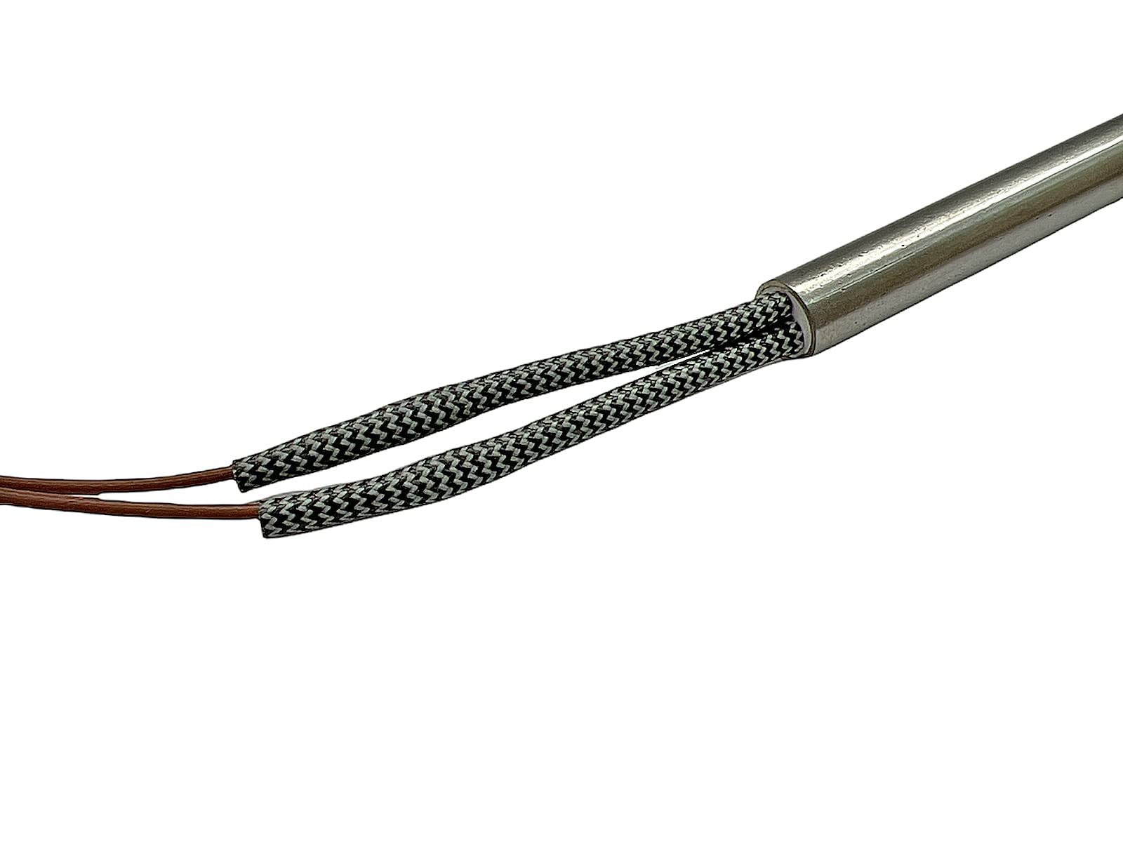 eRicambi, Candeletta Resistenza Cartuccia Accensione per Stufe a Pellet Caldaie e Bruciatori, Esecuzione Diritta Ø 10mm Lunghezza Totale 155 mm 280W HT62686