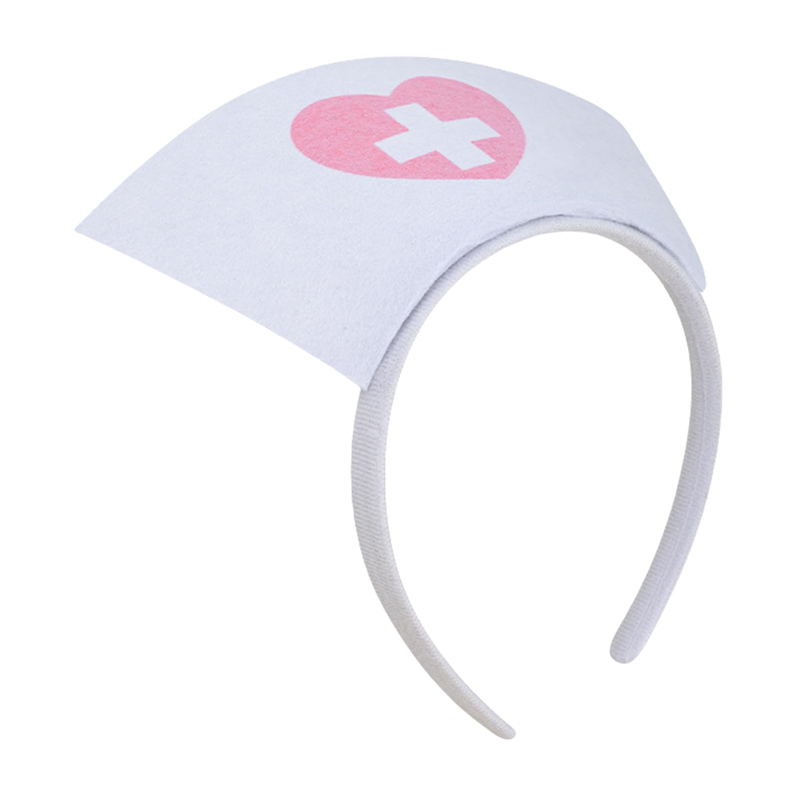 jiingekk Nurse Hat Cosplay Headbands Hospital Fancy Dress Doctor Make Up Headwear For Costume Parties And Halloween Event