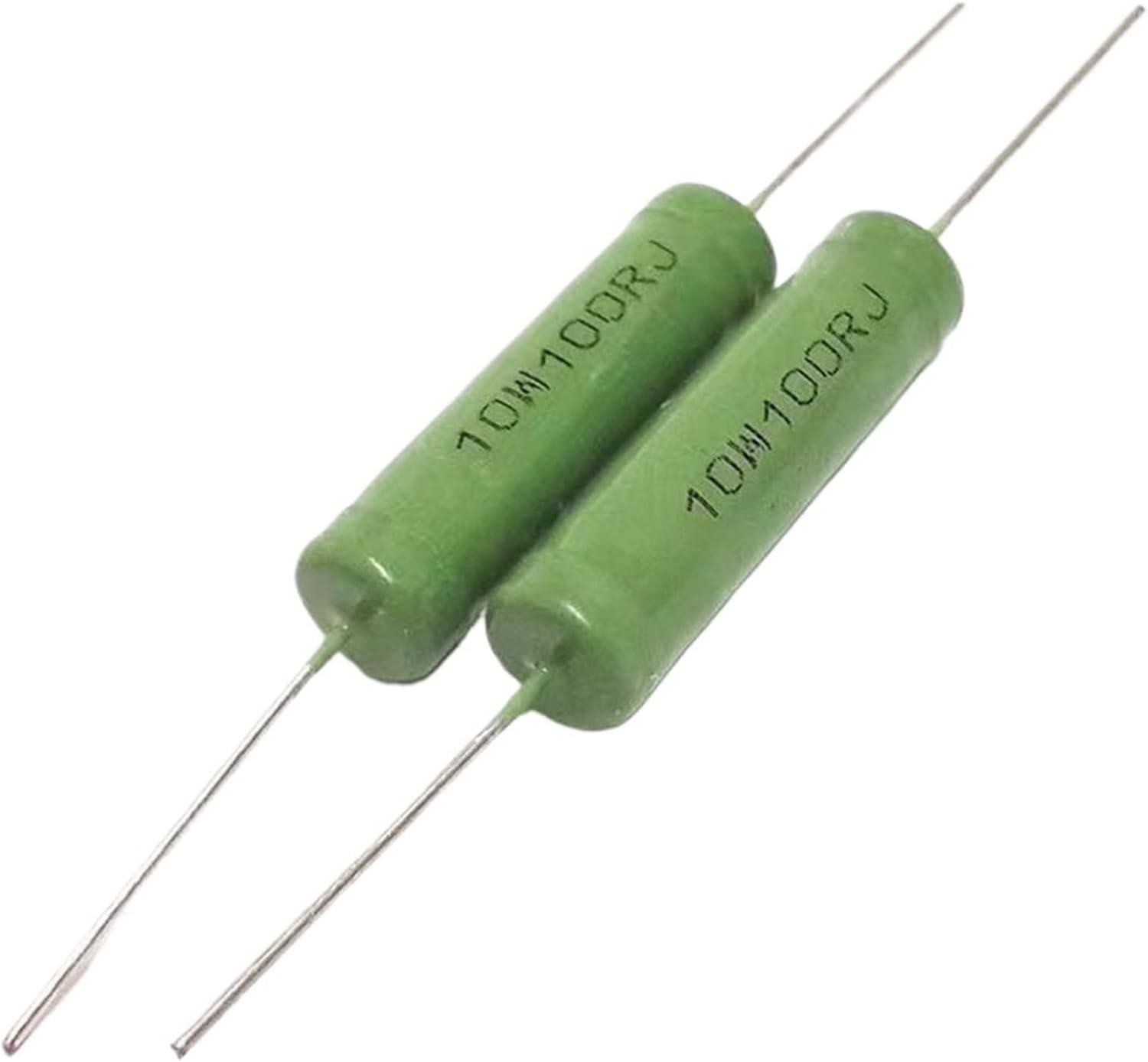 5pcs RX21 10W Wire Wound Resistance 5% 1R 10R 100R 1K 10K 12K 15K 20R 22R 24R 27R 30R 33R 0.05 0.1 0.22 1 10 15 100 ohm Resistor(4.7K)