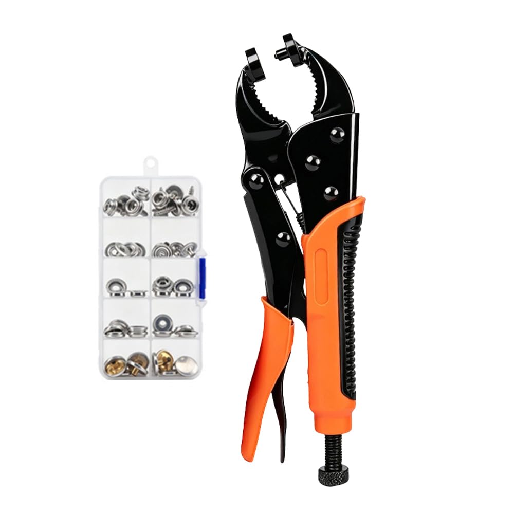 Strength Hand Operated Press Clamp Snapped Fastener Tool with Accurate Jaw Alignment Break Pliers Set
