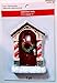 Celebrate It Tiny Treasures 3.25 x 4.25 Barber Pole Arched Wood Door with Wreath Entrance Hand Painted Molded Resin MSRP $14.99