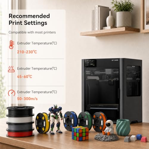 Image of eSUN PLA+ 3D Printer Filament Bundle PLA Filament 1.75mm Multicolor