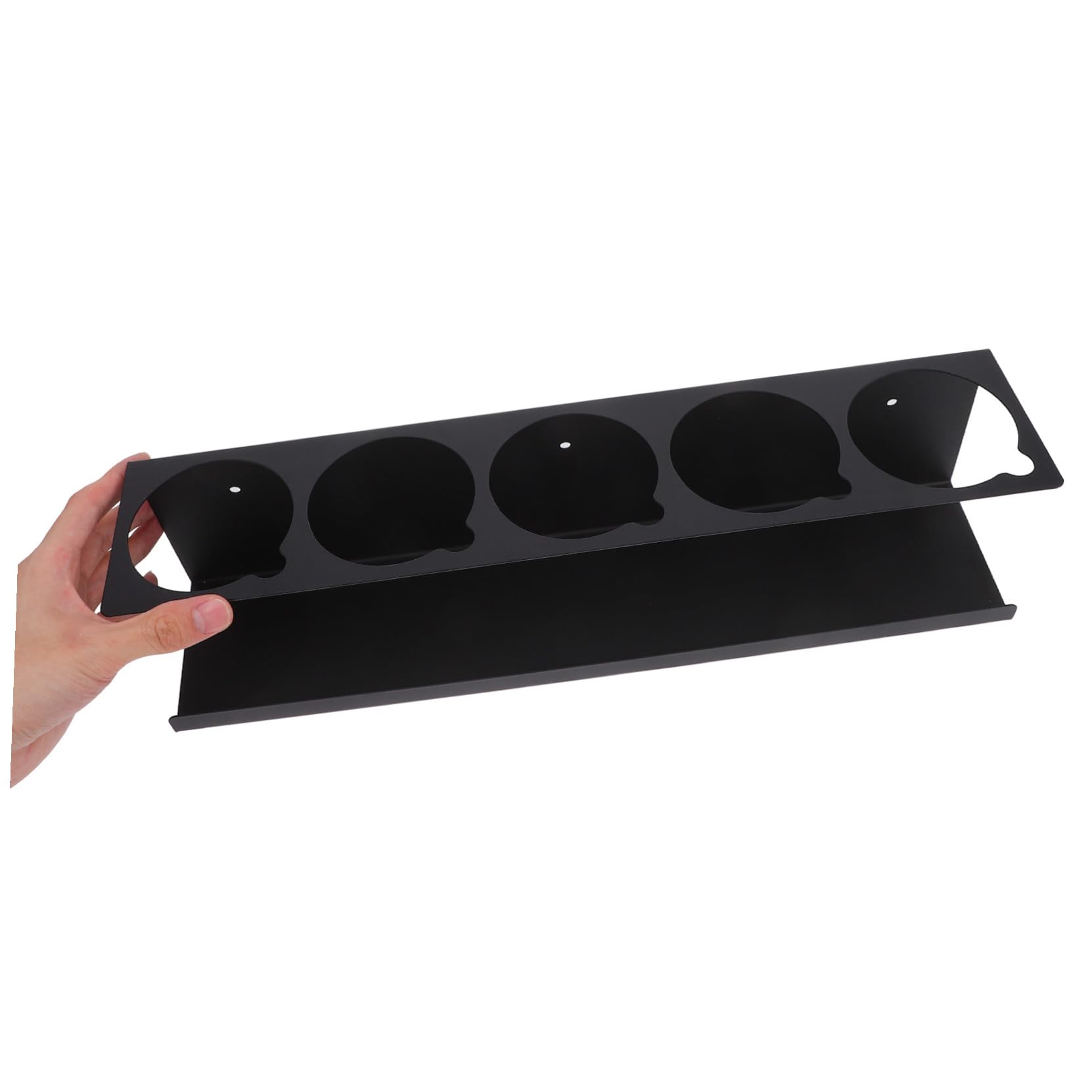 Soporte de pared de metal resistente para almacenamiento de garaje, organizador del hogar, estante de ahorro de espacio para herramientas, suministros y productos de limpieza