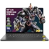 ASUS ROG Zephyrus G16 Gaming AI Laptop 16" 2.5k 2560x1600 OLED 240Hz (500nits) Intel 16-core Ultra 9 285H 32GB RAM 2TB SSD GeForce RTX 5070 (Up to 798 AI Tops) RGB Backlit Thunderbolt Win11 ICP Hub