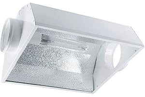 iPower 6-Inch Air-Cooled Reflector Hood for 400W HPS Grow Light