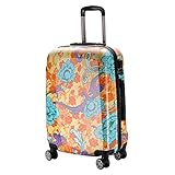 Maleta Mediana Talento Reggae Flores Amarillas