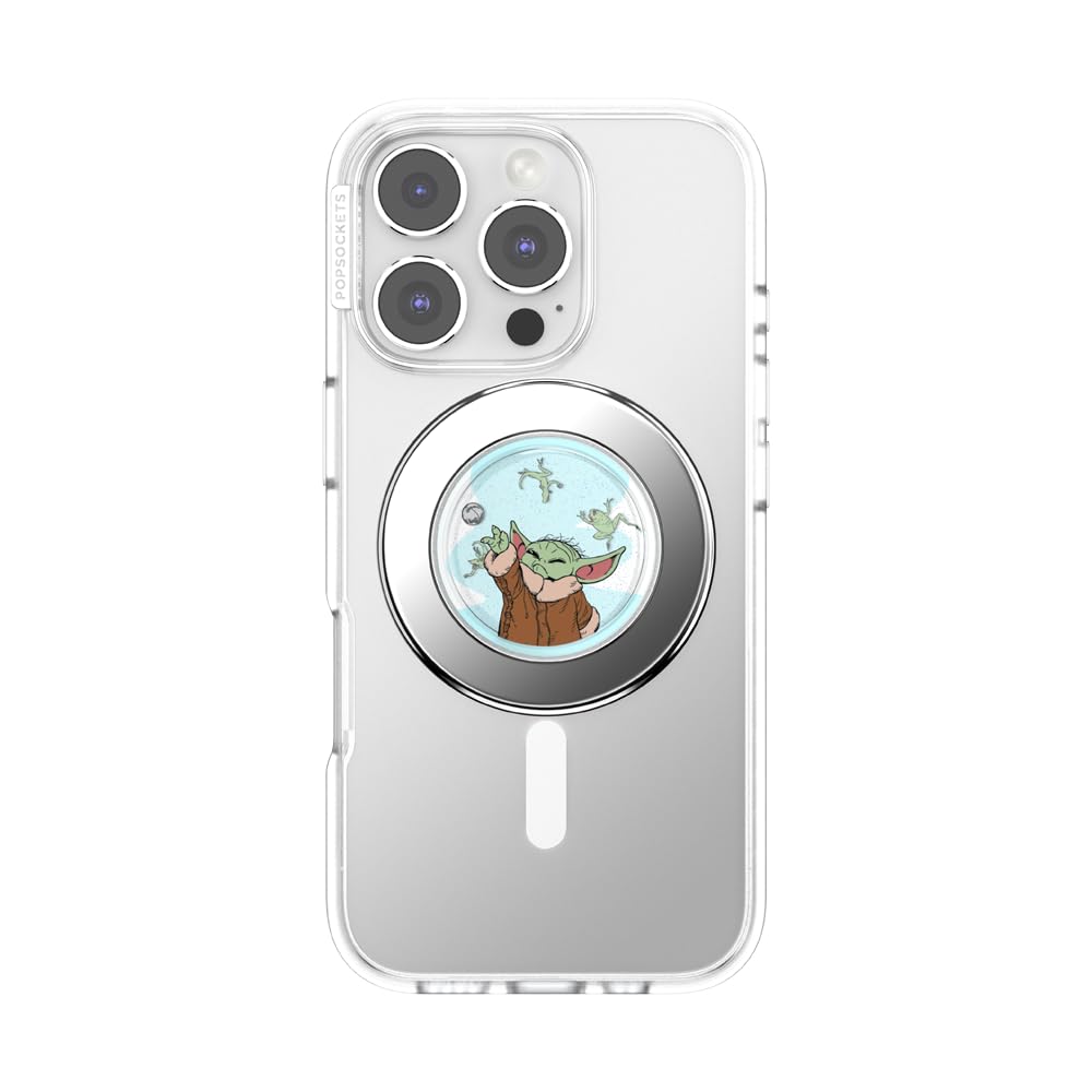 PopSockets Poignée de téléphone pour MagSafe, support magnétique, support de téléphone, Disney – Tidepool Squishy Force Snack