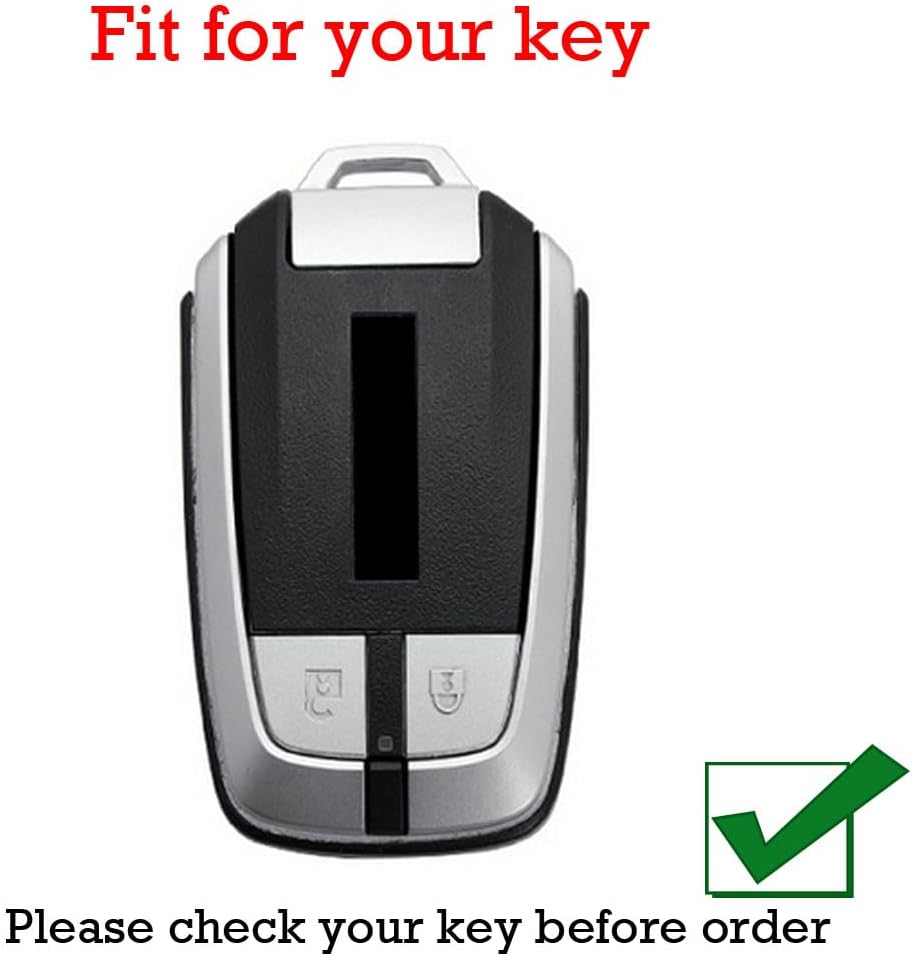 KUNIO For Isuzu Car Key Fob Cover Case Fit for Isuzu MUX D-MAX MU-X 2017-2019 D-MAX Truck DMAX 2015-2020 Keychain Zinc Alloy Key Shell Accessories B keychain