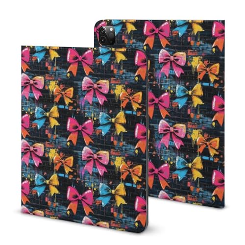 Coque iPad Pro 11 anti-rayures imprimée nœud pour protéger votre tablette et son stylet