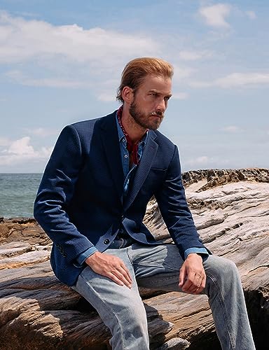 Image of PJ PAUL JONES Mens Casual Sport Coat Blazer Two Buttons Lightweight Business Jackets