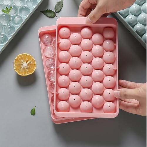 Molde para cubitos de hielo esféricos reutilizable miniatura 4