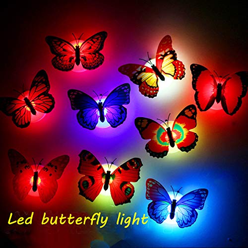 12pcs 3D Butterfly Wall Sticker, Purple Hollow PVC Butterfly Sticker For Home De