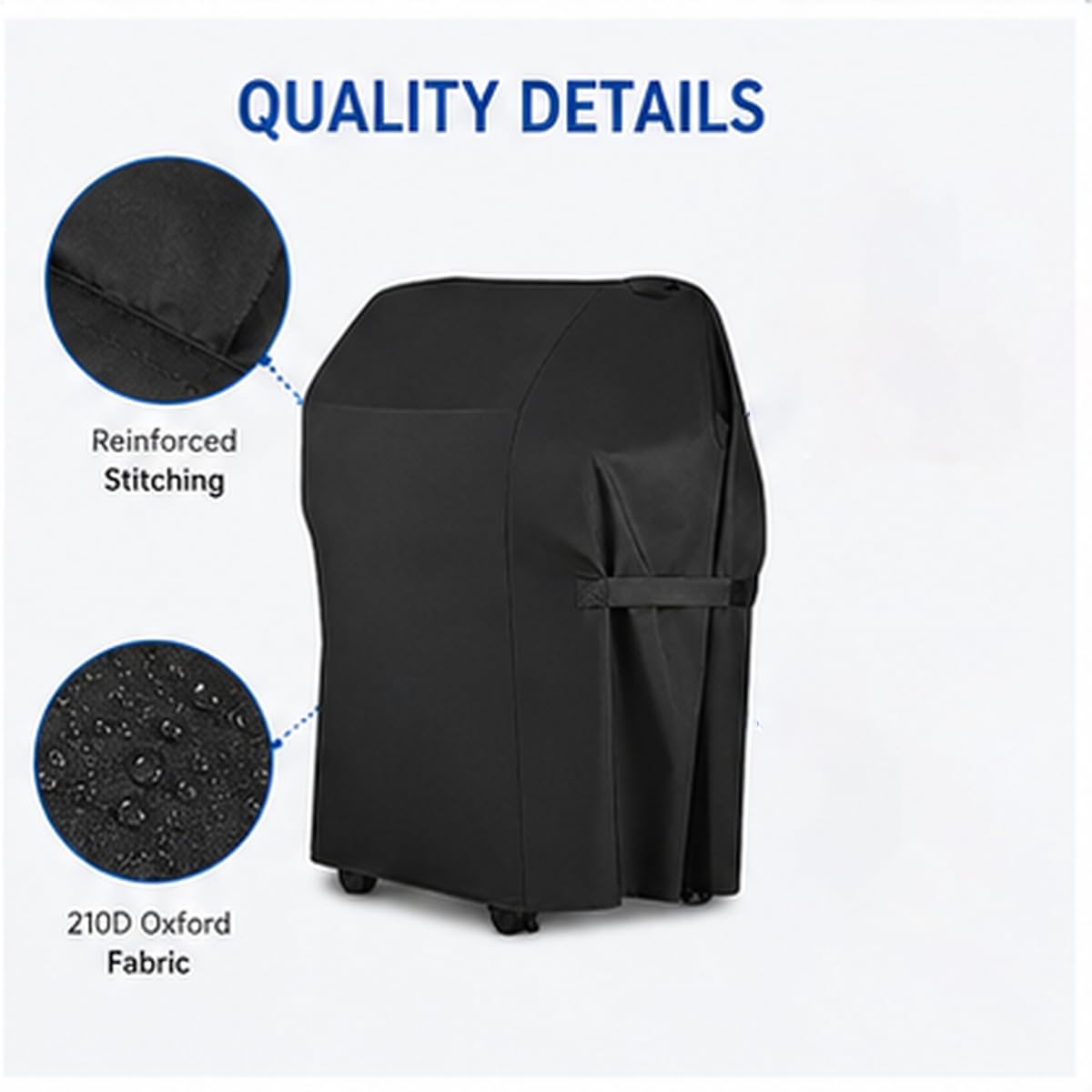 Copertura Barbecue per Char-Broil Advantage 445 S 140895 2026+ | Salvaspazio Pratico Montaggio Rapido Vestibilità Perfetta Aspetto Pulito Facile Trasportare Resistente Agenti Atmosferici