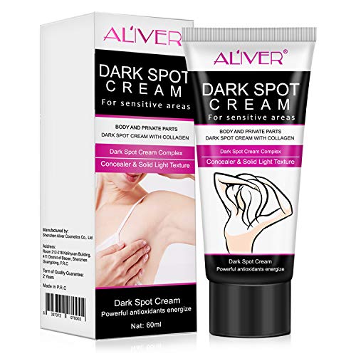 Dark Spot Cream, Natural Underarm Cream, Dark Spot Cream Corrector for Neck and Dark Spots, Sun Spots, Age Spots, Hyperpigmentation, Even Sensitive Skin-Instant Result