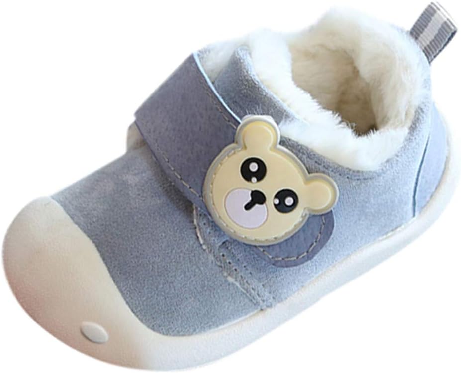 PLOT❤Kids Baby Cotton Premium Soft Sole Prewalker First Walkers Shoes(Infant/Toddler)