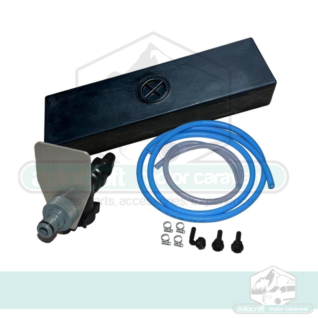 58 Litre Underslung Campervan Fresh Water Tank Kit with Hozelock Backfill system