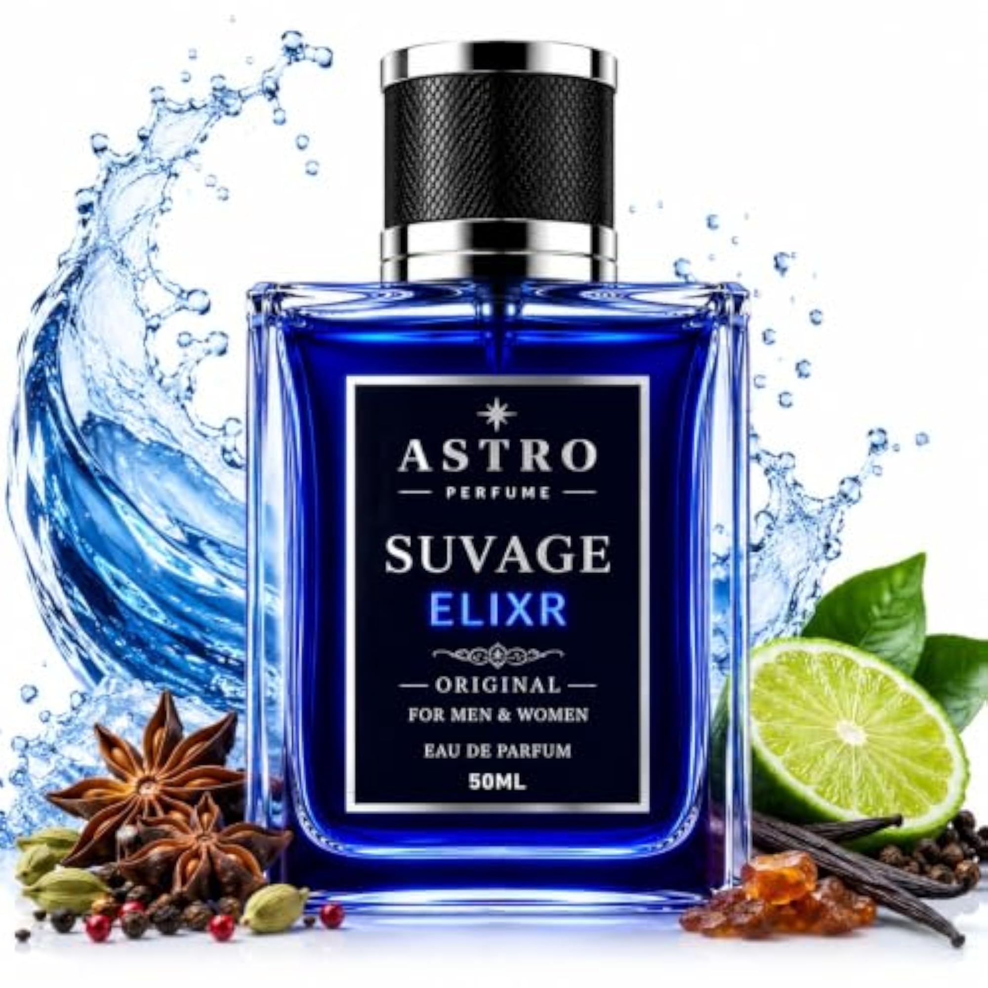 Astro Perfume Suvage Elixir Eau De Parfum, Unisex, 50 ml
