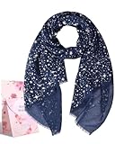 🎀🥰【Diseño único】la bufanda de seda de esta dama está impresa con estrellas y lunas, y está hecha mediante un proceso de bronceado, por lo que se ve brillante, muy agradable y combina bien con la ropa.