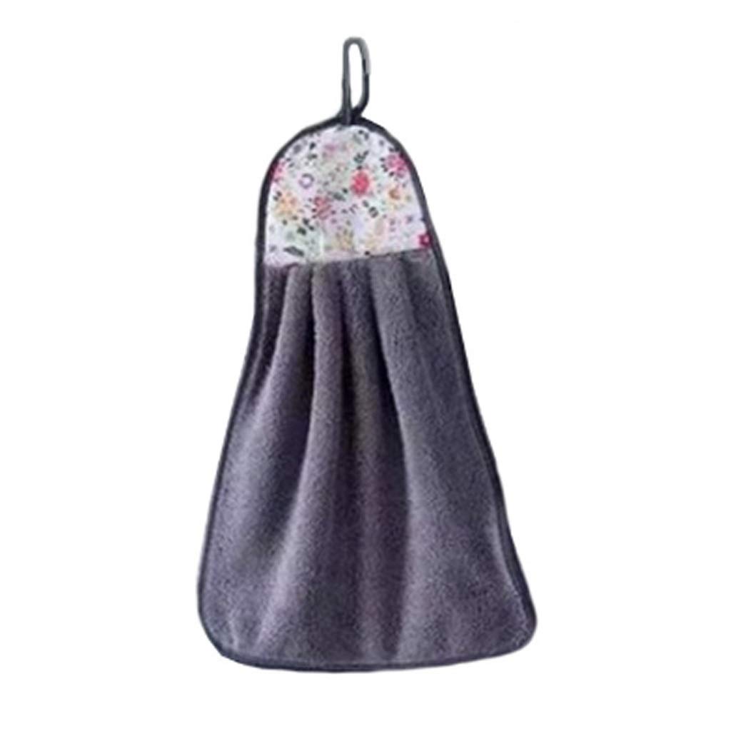 Reusable Cleaning Cloth for Kitchen Towels Hanging Dry Towels Quick-Drying Wipes for Kitchen and Bathroom Gray