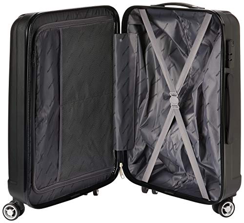 Mala Média 4 Rodas 360 24 Pol. Preta Multilaser - BO420